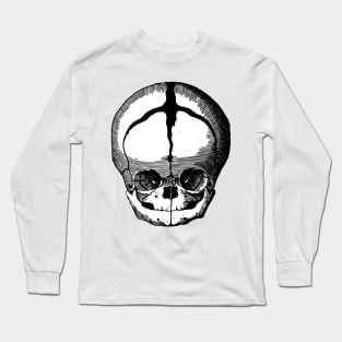 halloween white and black stripe Long Sleeve T-Shirt